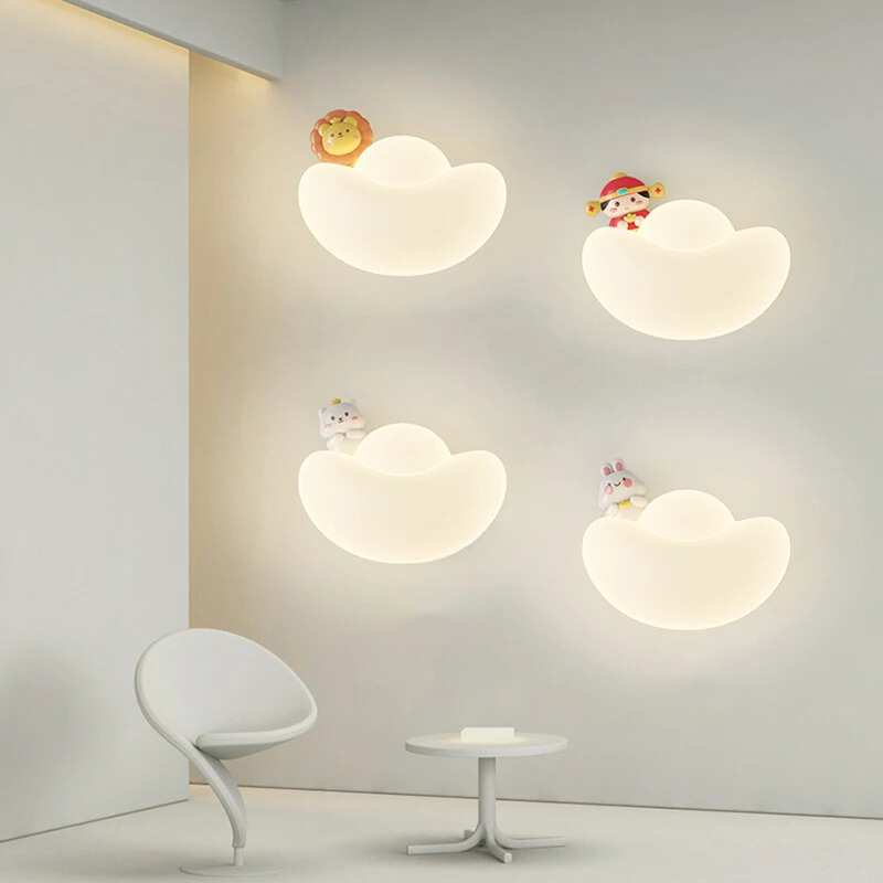 GoudKinder - Lámpara de pared de PE para habitación infantil