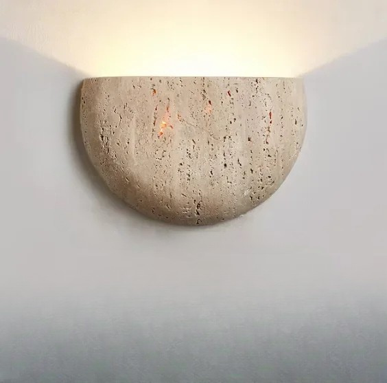 ZenGlow - Lámpara de pared minimalista en estilo Wabi-Sabi