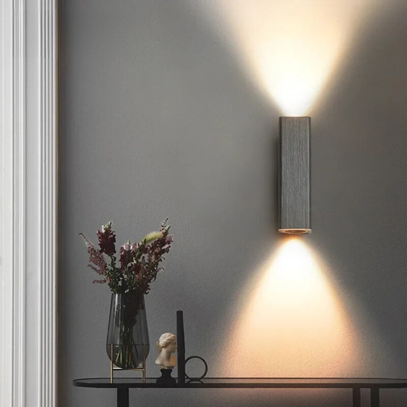 GlowLuxe - Modern LED Wall Lamp for Bedroom & Hallway