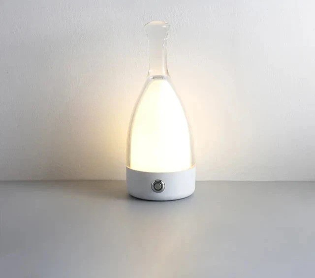 LuxeGlow - Moderne Fles Tafellamp met Dimbare LED Verlichting