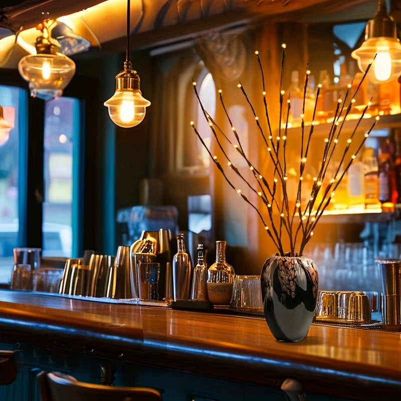 TwinkleBranch - 20 Lâmpadas LED para Tecto, Alimentadas a Pilhas, Iluminação Decorativa