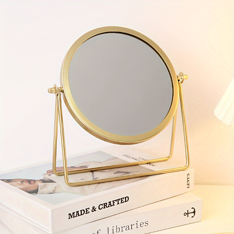 Make-up Spiegel – Verstelbare Tafelspiegel, Decoratieve Vintage Spiegel voor Slaapkamer of Dormitorium