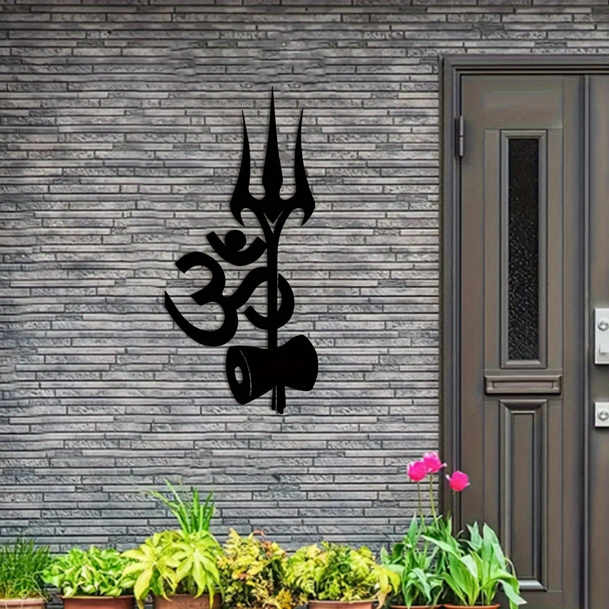 ShivaDecor - Adiyogi Metalen Wandsculptuur