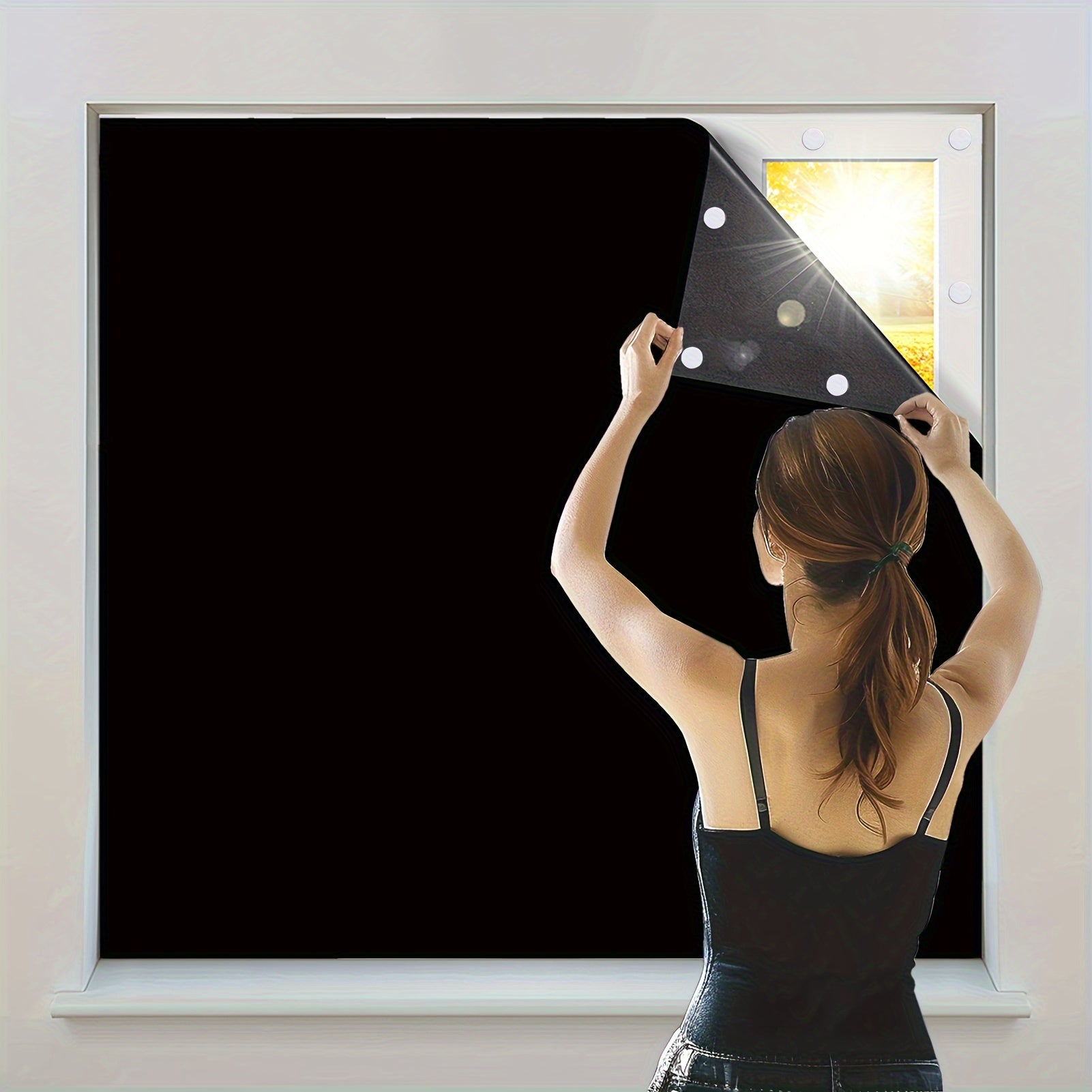 1 Pezzo Tende Oscuranti - Tende Oscuranti Portatili, Copertura per Finestre per Soggiorno e Camera da Letto