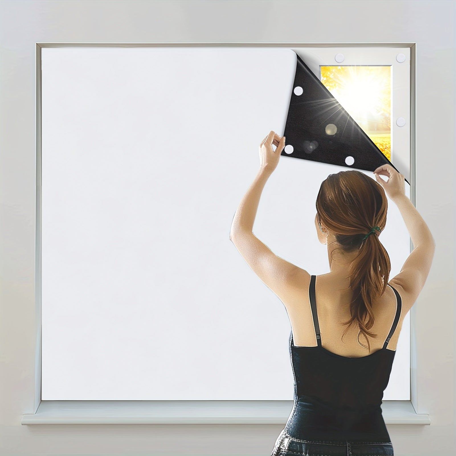 1 Pezzo Tende Oscuranti - Tende Oscuranti Portatili, Copertura per Finestre per Soggiorno e Camera da Letto