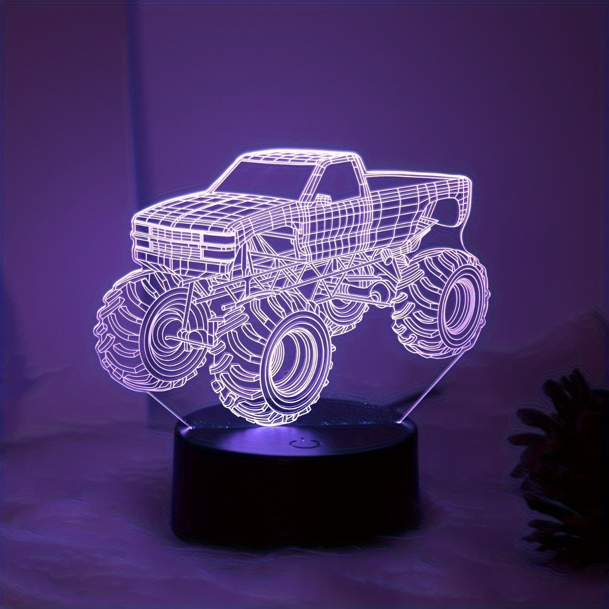 TruckLicht - Lâmpada Noturna LED 3D Moderna de Camioneta Monstro
