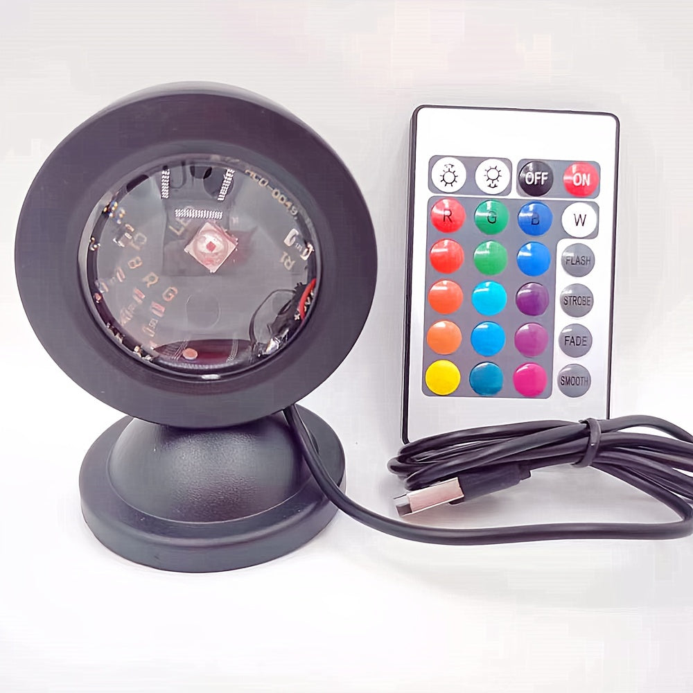 SunGlow - Sunset Projectile Lamp with 16 Colors and Remote Control