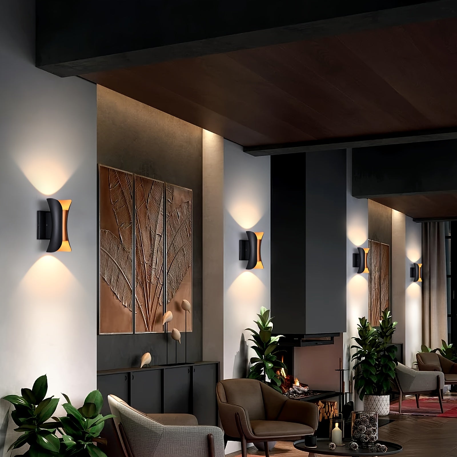 LumiWall - Modern Aluminum LED Wall Lamp for Indoor and Outdoor Use