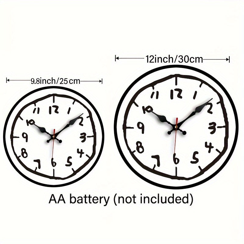 Reloj de pared minimalista de madera – Silencioso, sin sonido de tictac, perfecto para decoración del hogar