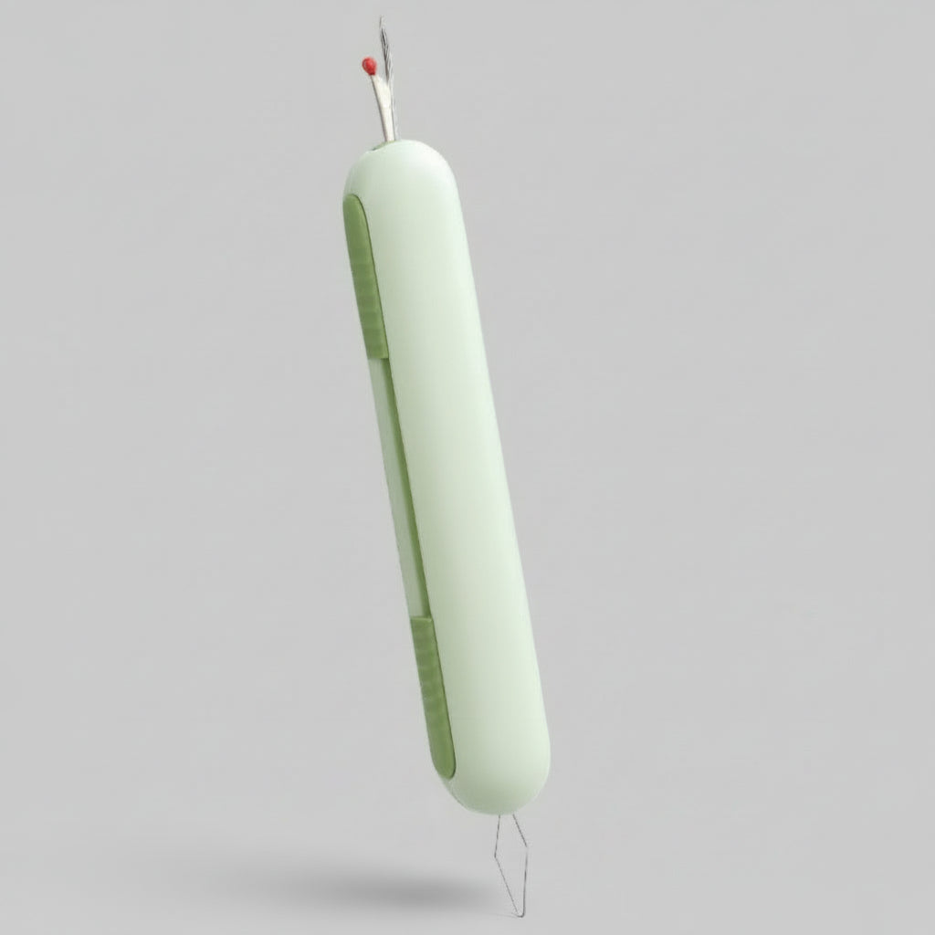 2-in-1 Needle Threader Seam Ripper Tool for Effortless Sewing 11
