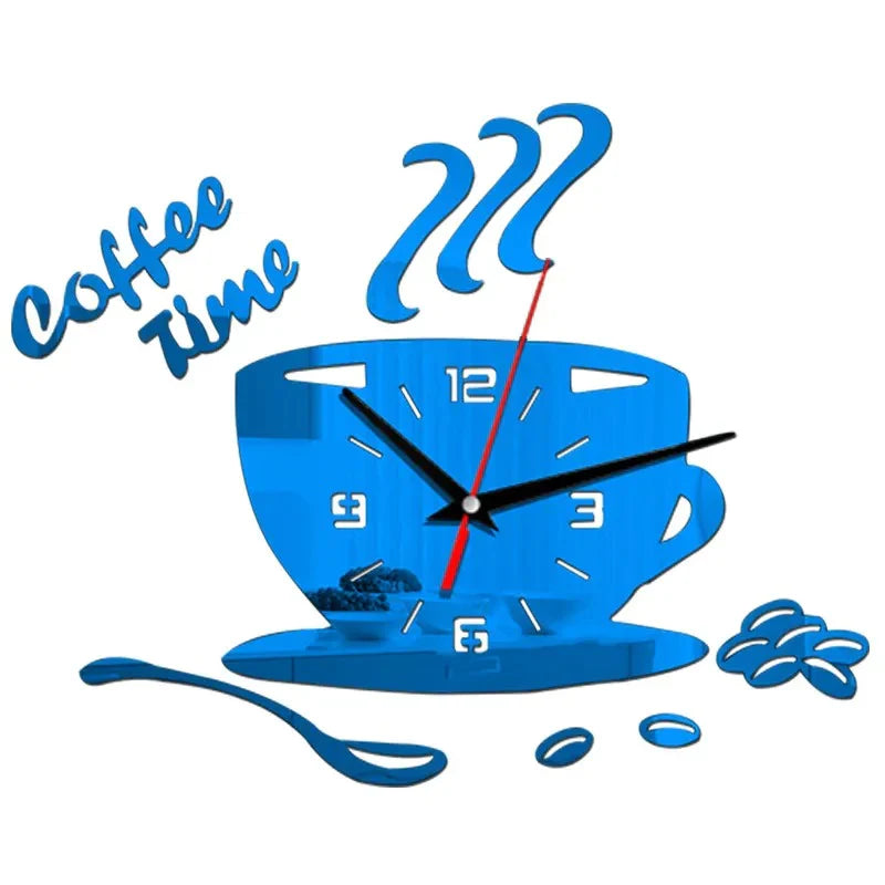 CoffeeCup - Mirror Wall Clock