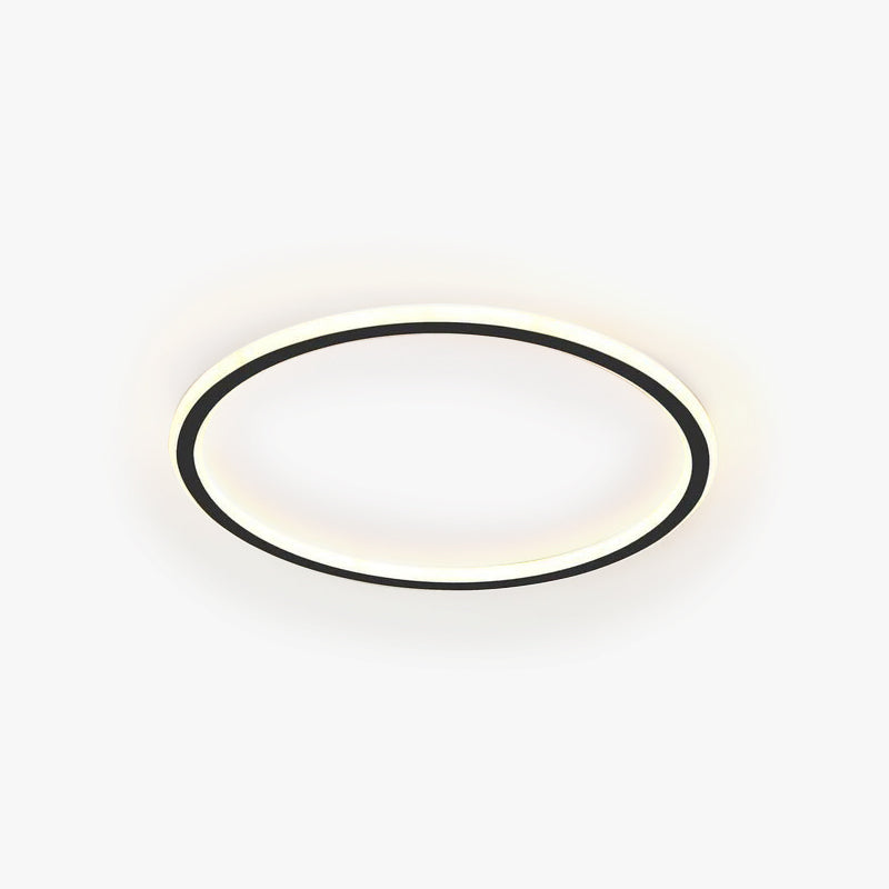 LunaNova - Modern Round LED Ceiling Lamp Metal/Acrylic