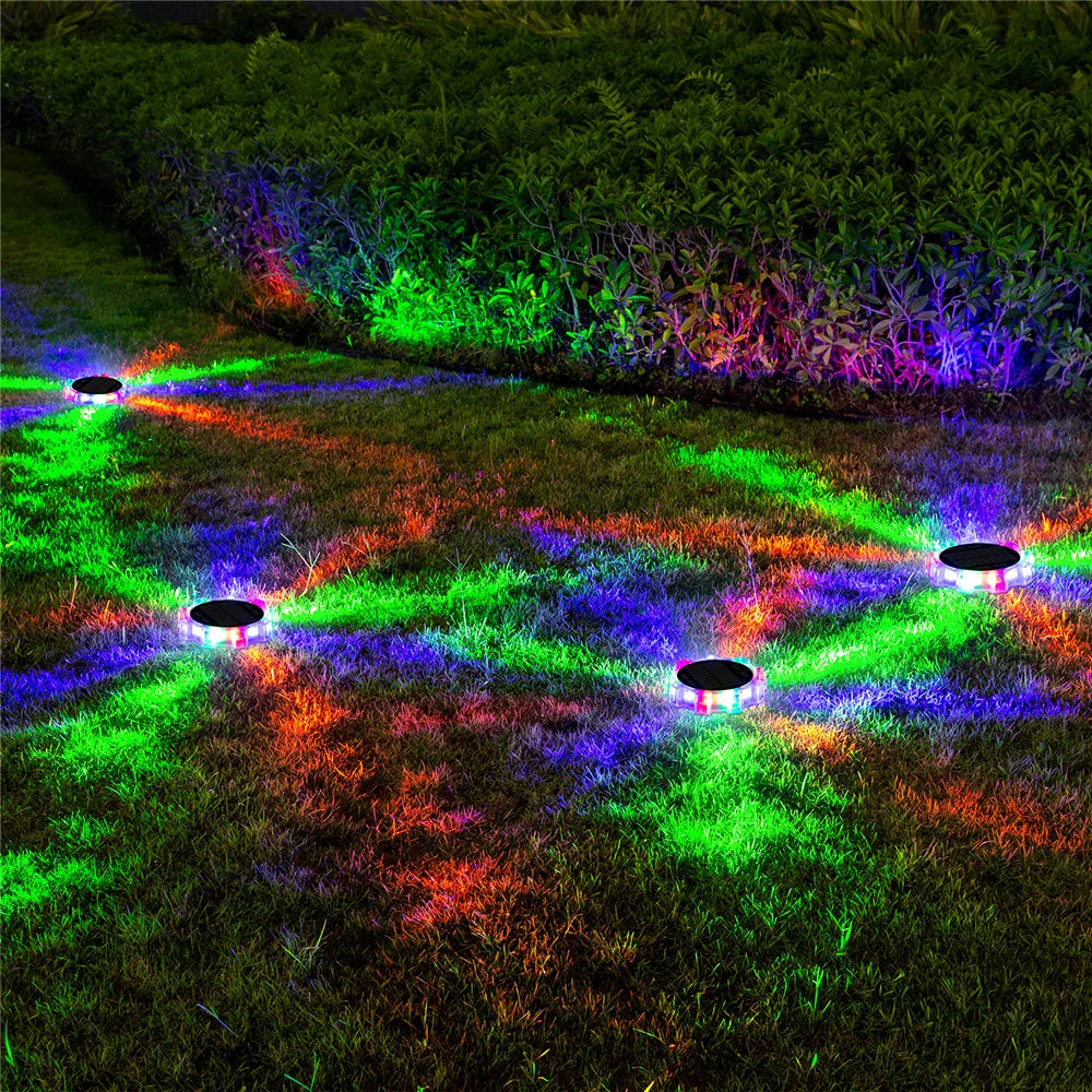 GardenGlow – Lampade da Giardino Solari a LED – Illuminazione Esterna Colorata