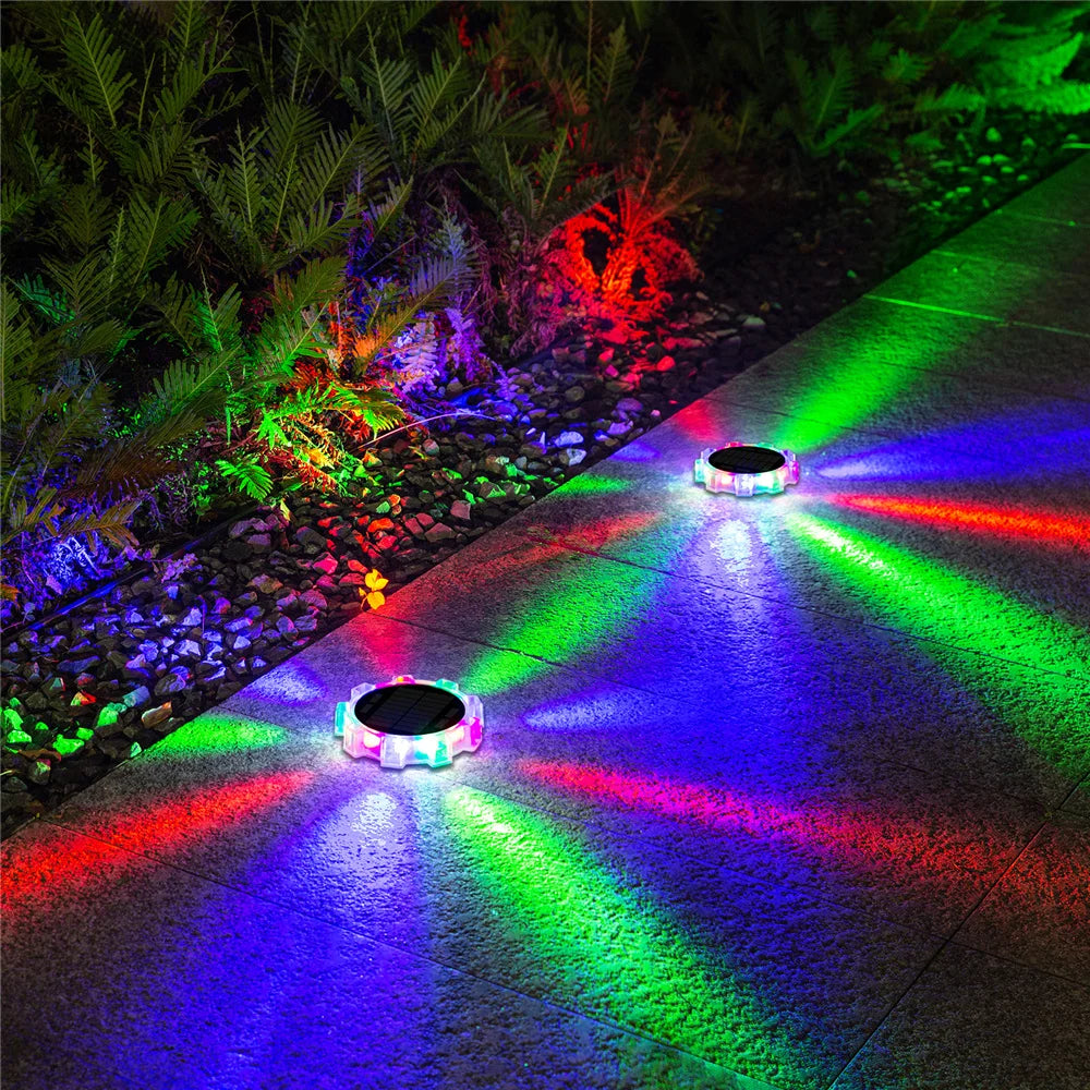 GardenGlow – Lampade da Giardino Solari a LED – Illuminazione Esterna Colorata