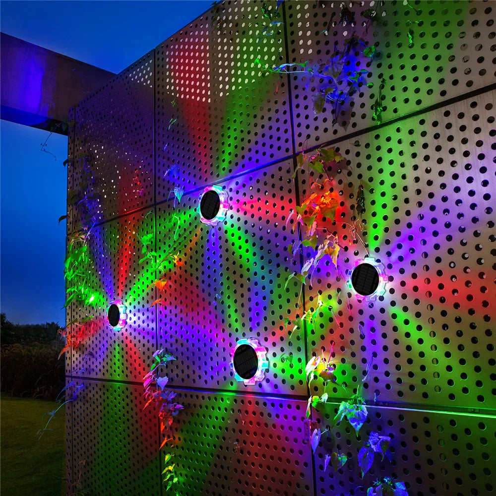 GardenGlow – Lampade da Giardino Solari a LED – Illuminazione Esterna Colorata
