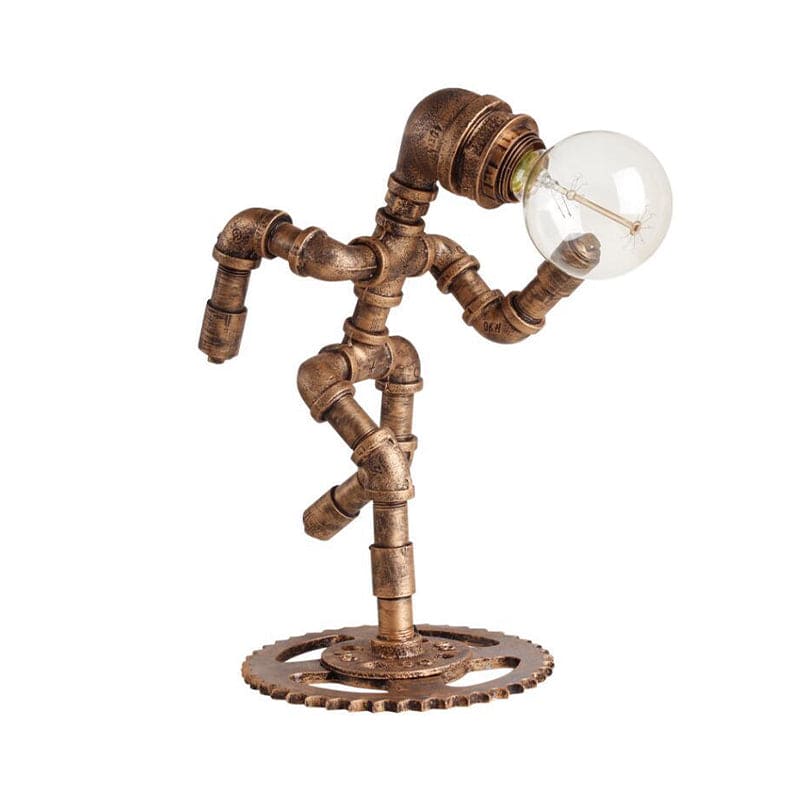 RetroRun - Vintage Metal Jogger Table Lamp