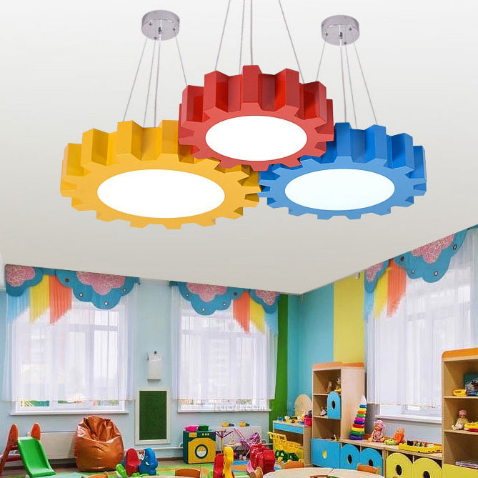 Lámpara colgante LED divertida para niños - Acrílico y colores alegres