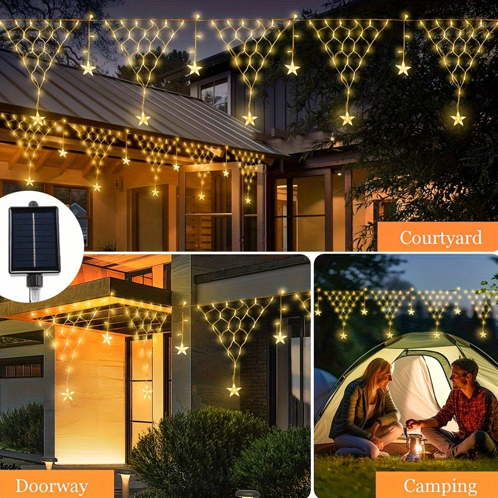 SolarTwinkle - 162 LED Ambient Lighting with Removable Solar Battery