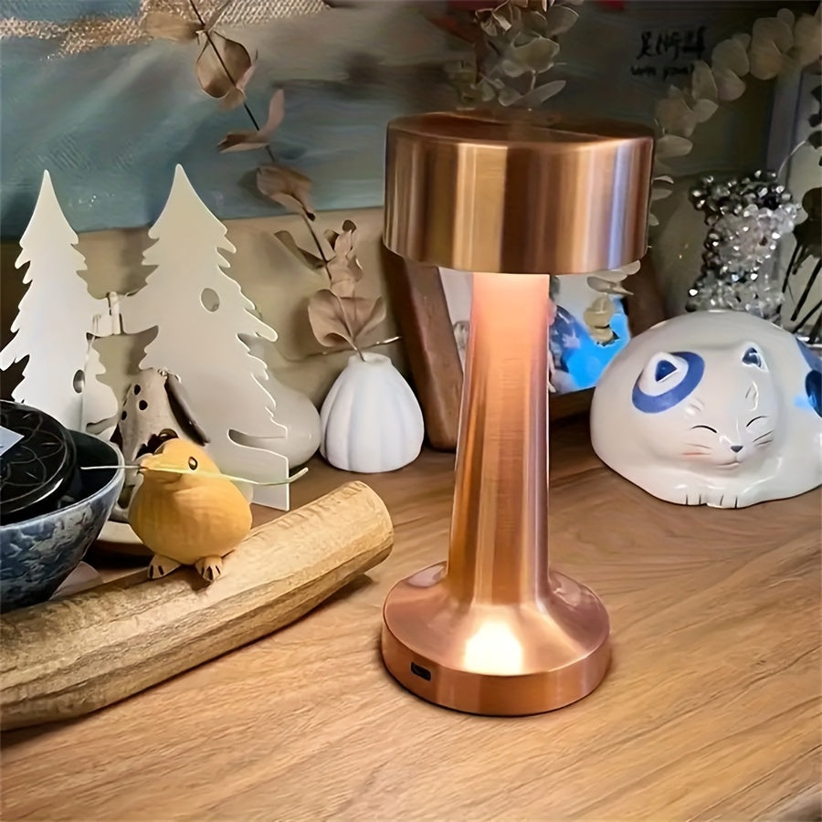 AuroraDesk - Lámpara de escritorio LED recargable por USB con control táctil