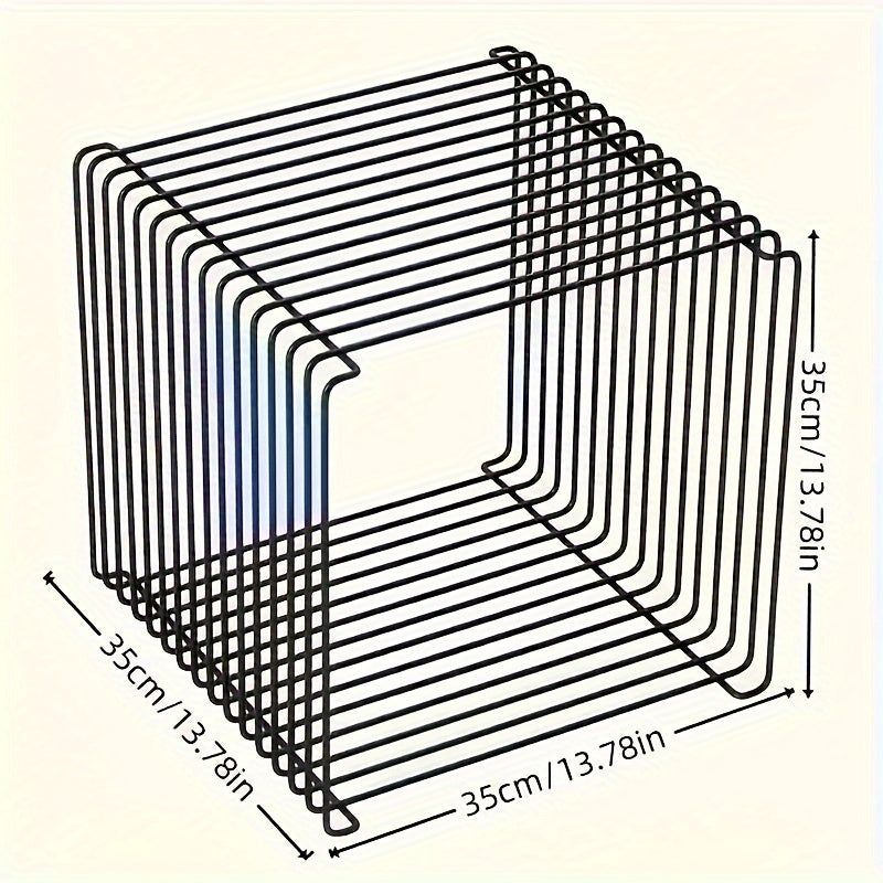 GeoShelf - Minimalistische Geometrische Metalen Boekenplank en Bijzettafel voor Diverse Kamertypes