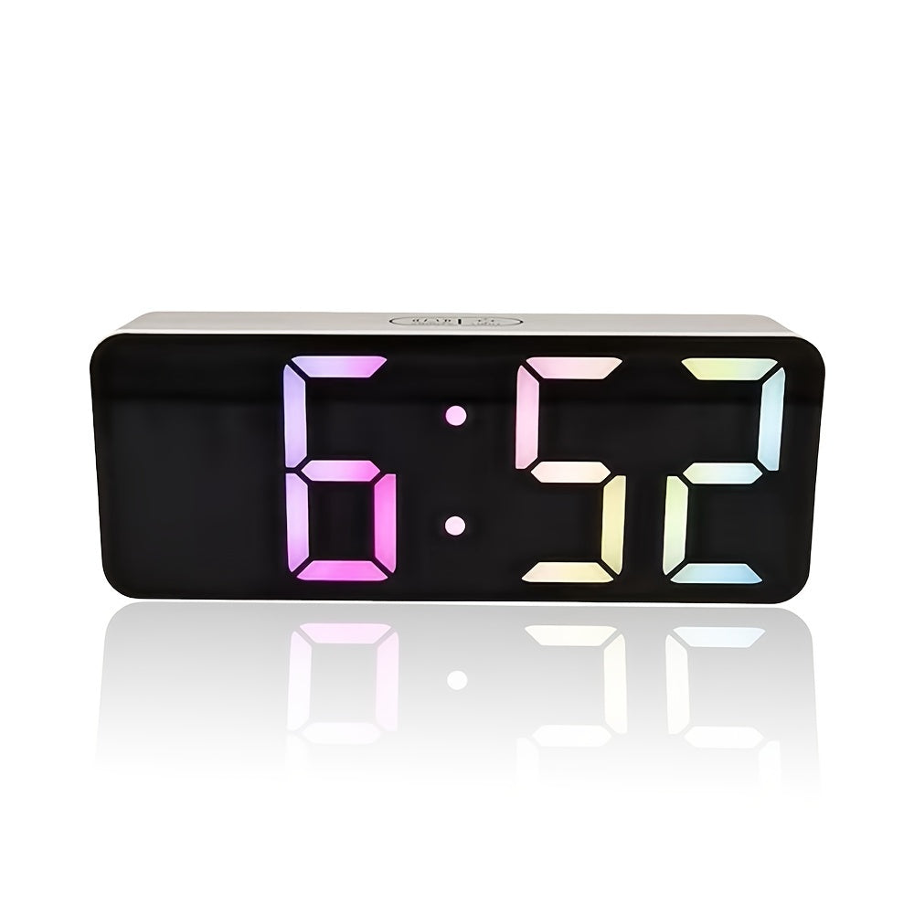 TimeGlow - Compacte LED Digitale Wekker met Verstelbare Helderheid