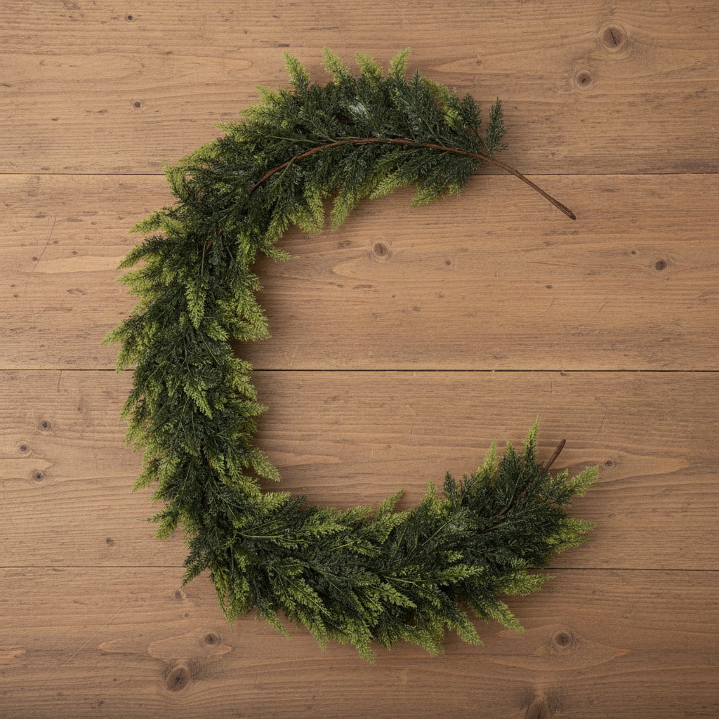 Kerstdecoratie Groene Slinger Kunst Groenblijvend Hangend Decor