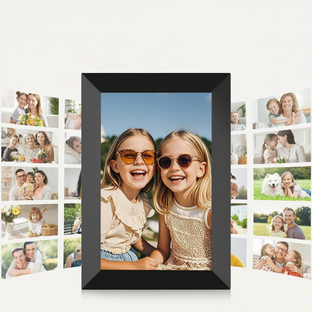 Digitale Foto Raam WiFi IPS Touchscreen 32GB Geheugen 10.1 Inch