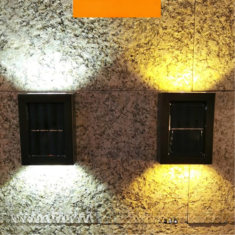 SolarLume - Weatherproof Solar Wall Lamp for Outdoor Use with Energy-Efficient LED Lighting