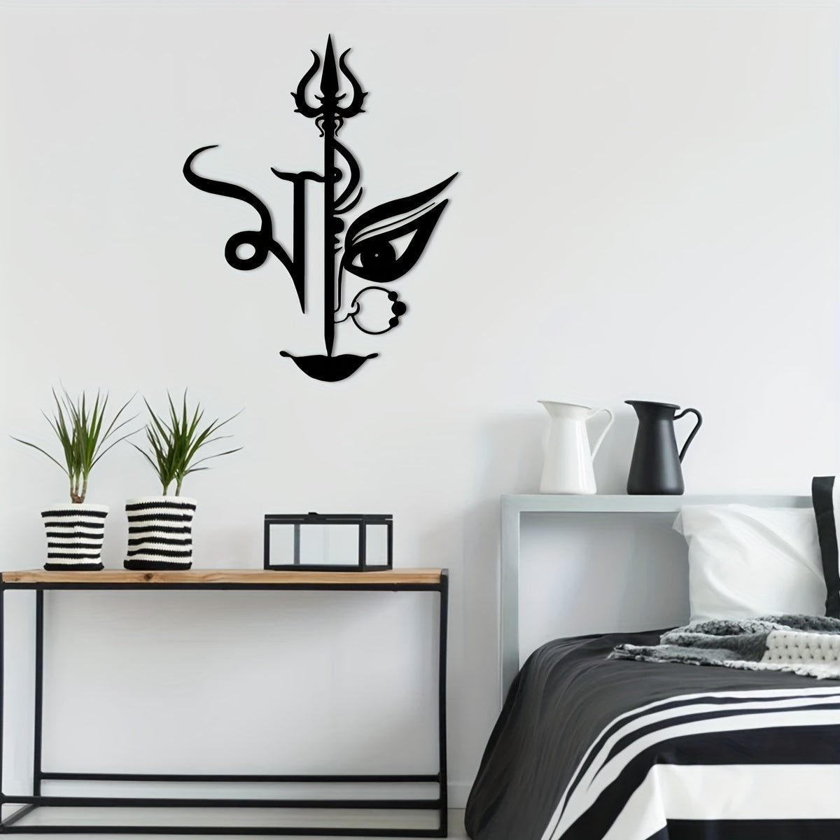 DurgaWandkunst - Grote IJzeren Decoratie