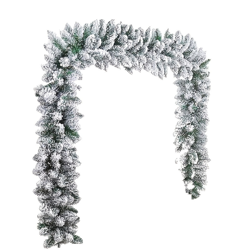 FrostyGarland - 1 Stuk, 274,32 cm Sneeuwvlokken Kerstslinger voor Kerstdecoratie