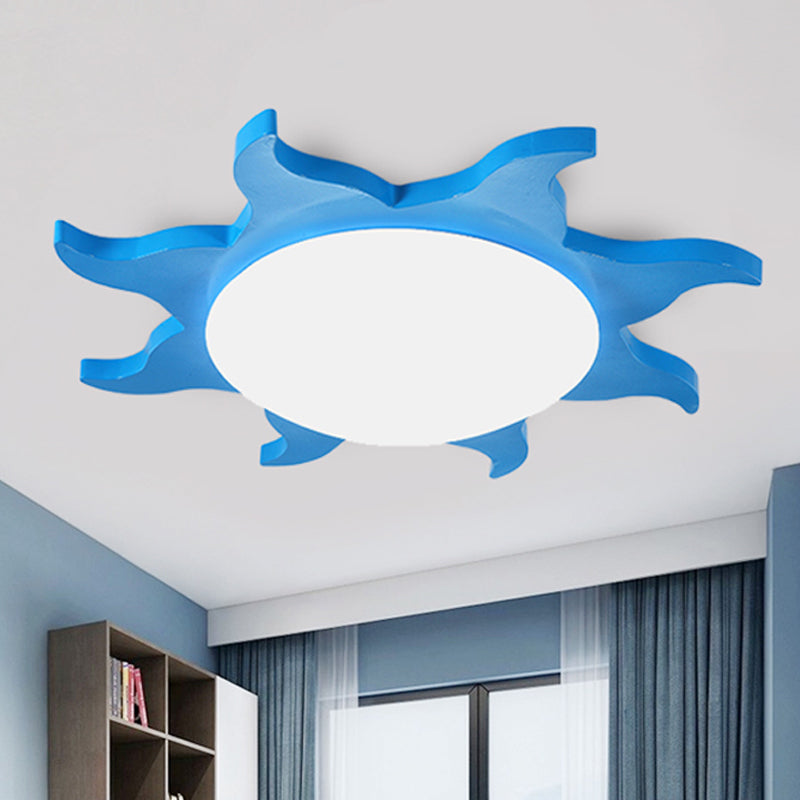Lampada a soffitto a forma di zona - Cartone legno acrilico lampada da soffitto per scuola materna