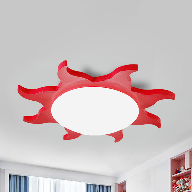 Lampada a soffitto a forma di zona - Cartone legno acrilico lampada da soffitto per scuola materna