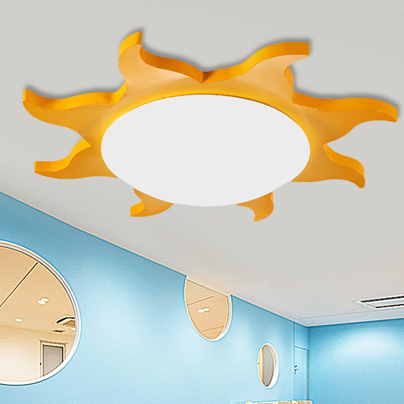 Lampada a soffitto a forma di zona - Cartone legno acrilico lampada da soffitto per scuola materna