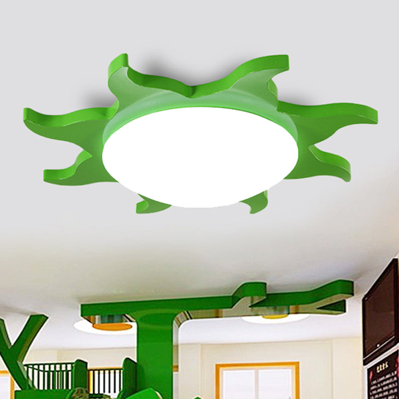 Lampada a soffitto a forma di zona - Cartone legno acrilico lampada da soffitto per scuola materna