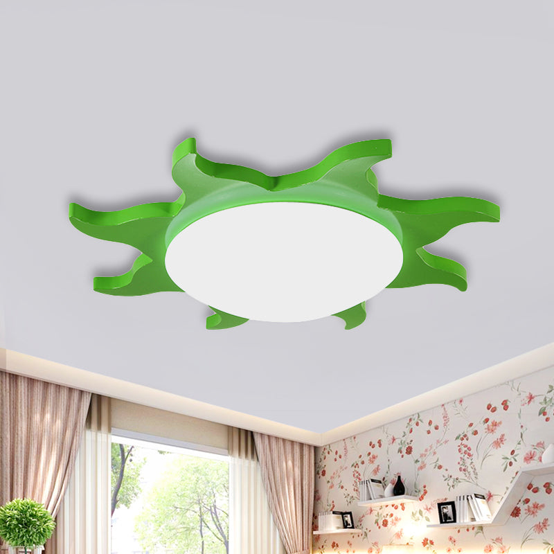 Lampada a soffitto a forma di zona - Cartone legno acrilico lampada da soffitto per scuola materna