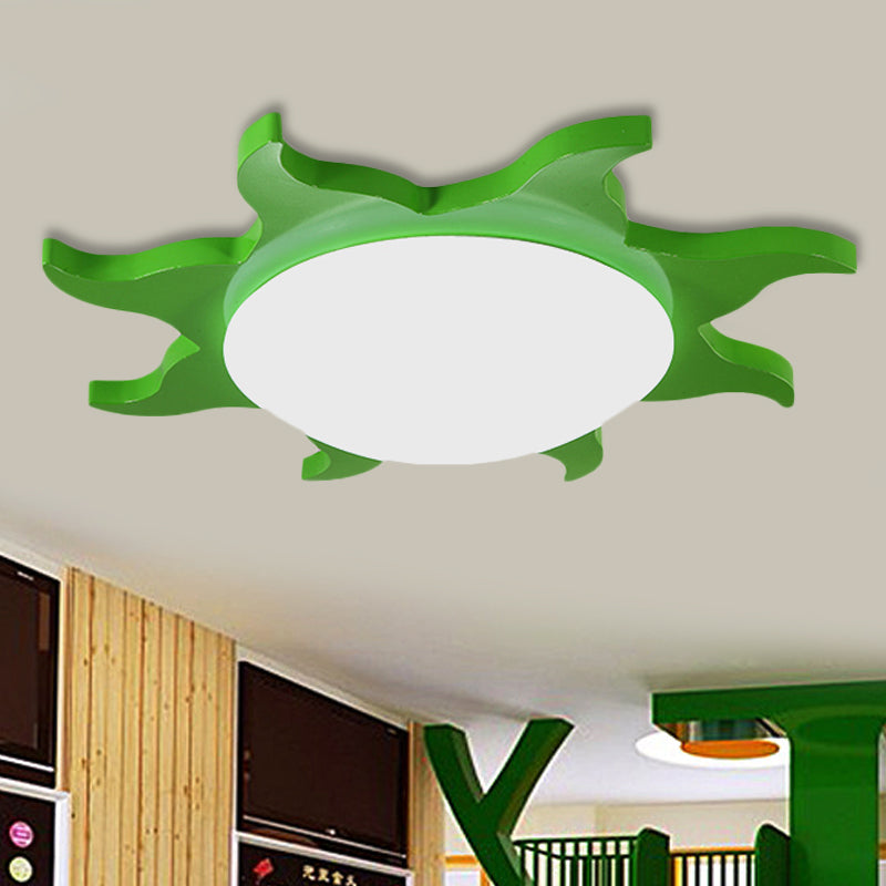Lampada a soffitto a forma di zona - Cartone legno acrilico lampada da soffitto per scuola materna