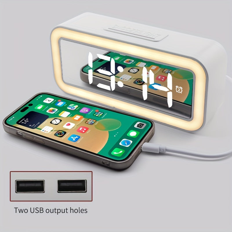 MirrorTime - Digitale Wekker met Spiegel Display