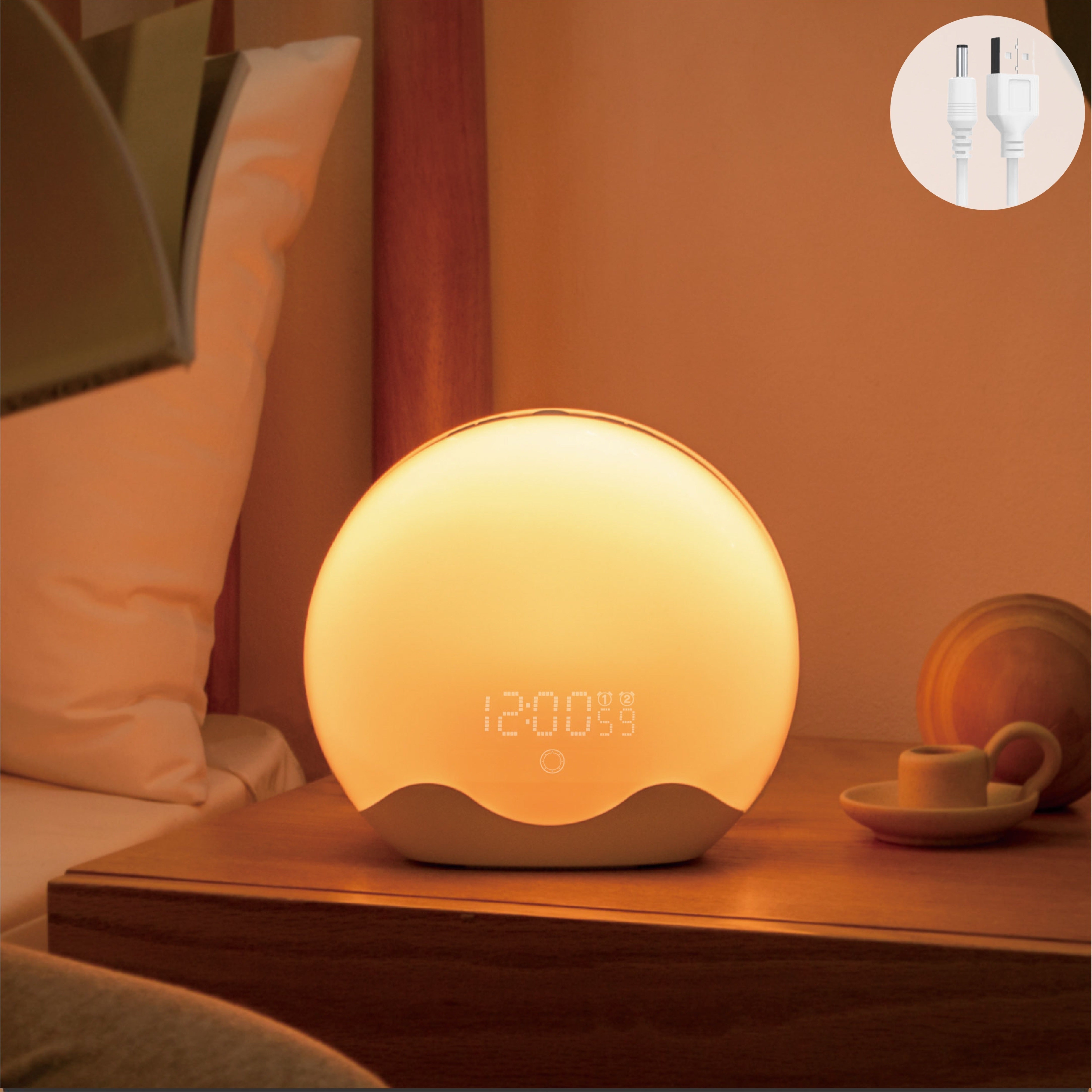 HaloLight - Zonsopgang Simulatie Wekker met Touchbediening