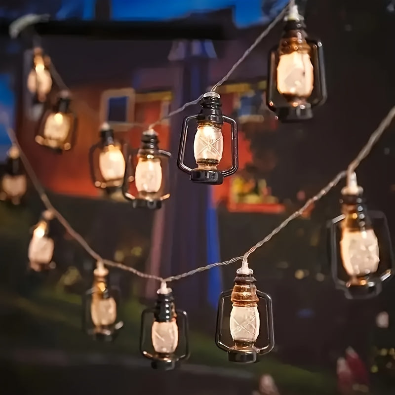 HolidayGlow - Vintage LED String Lights for Party Decoration