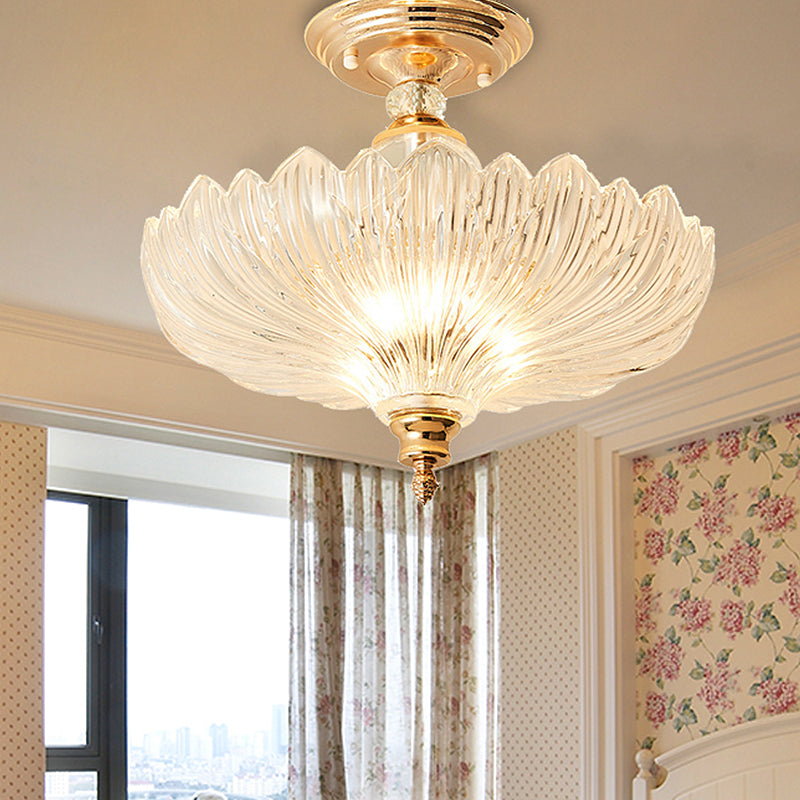 Elegante lampada da soffitto nera/oro con cristalli