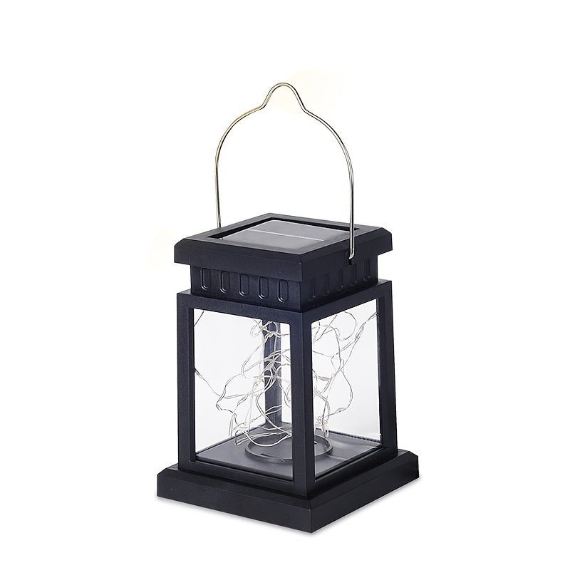 Solar Lantern - 1/3/4 Pieces Waterproof Solar Hanging Lanterns, Garden Decorations and Christmas Ornaments