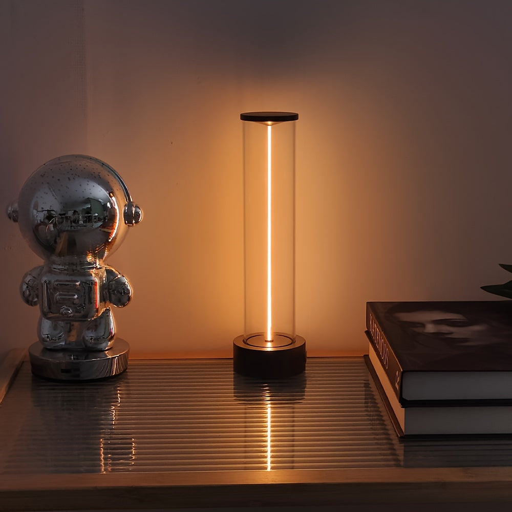 TouchLicht - Lámpara de mesa LED inalámbrica con puerto de carga USB