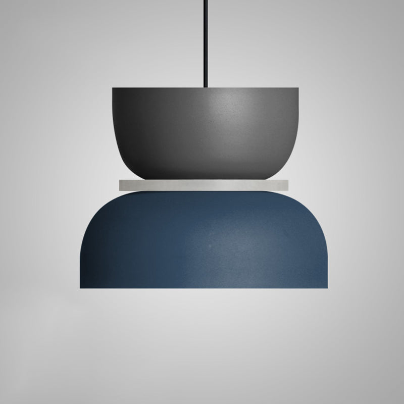 Lampada a sospensione moderna colorata stile Macaron LED