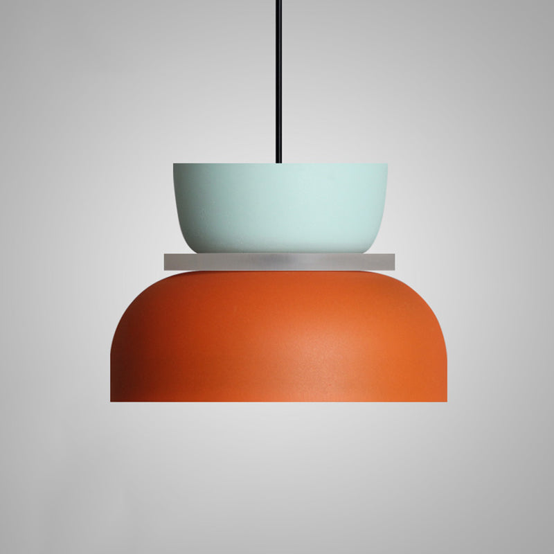Lampada a sospensione moderna colorata stile Macaron LED