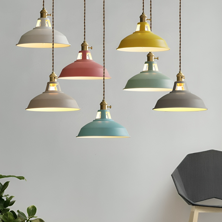 Industriële Retro Hanglamp Metaal 1-Lichts Voor Restaurant