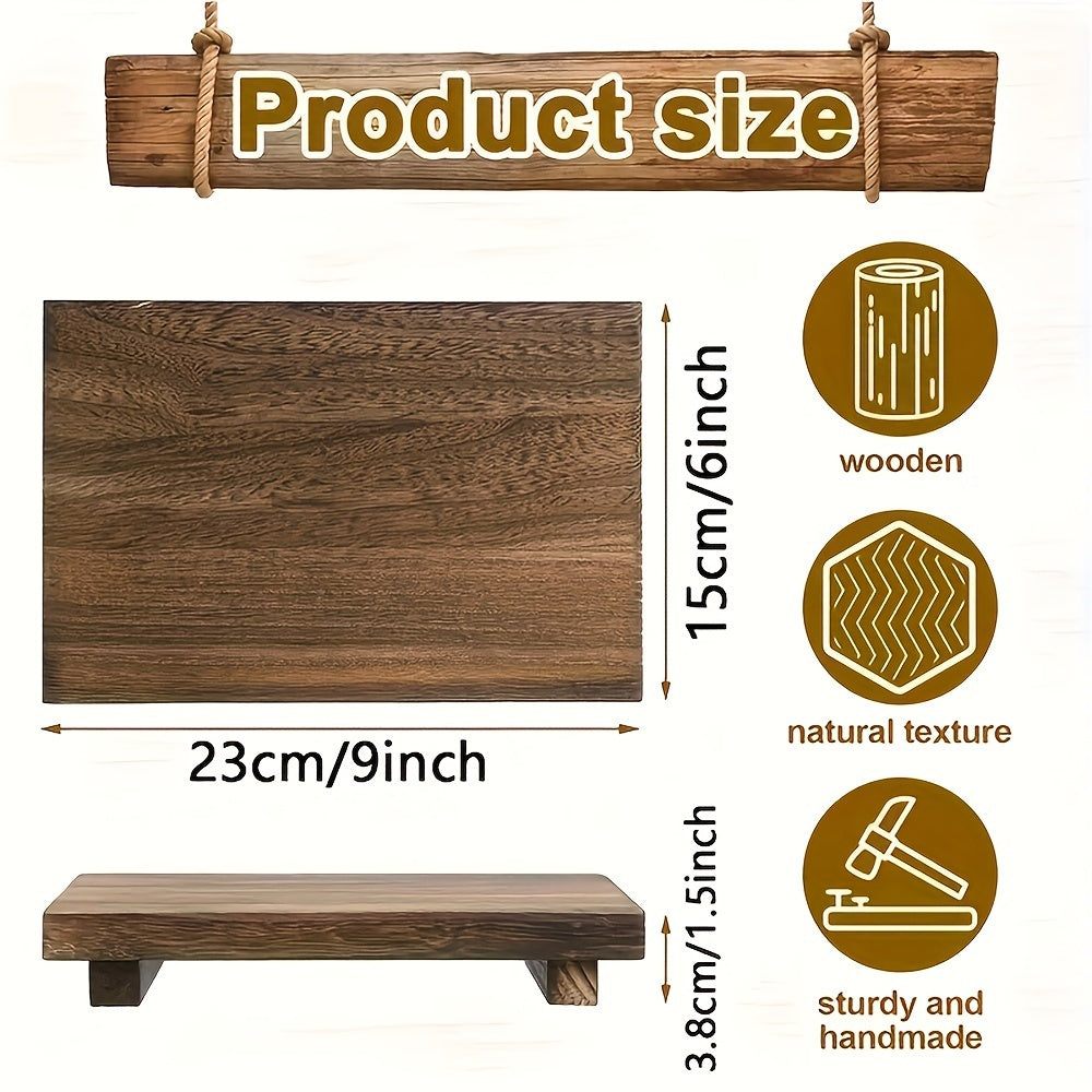 WoodCounter - Houten Wastafelblad voor Badkamer & Decor | Rustieke Organizer