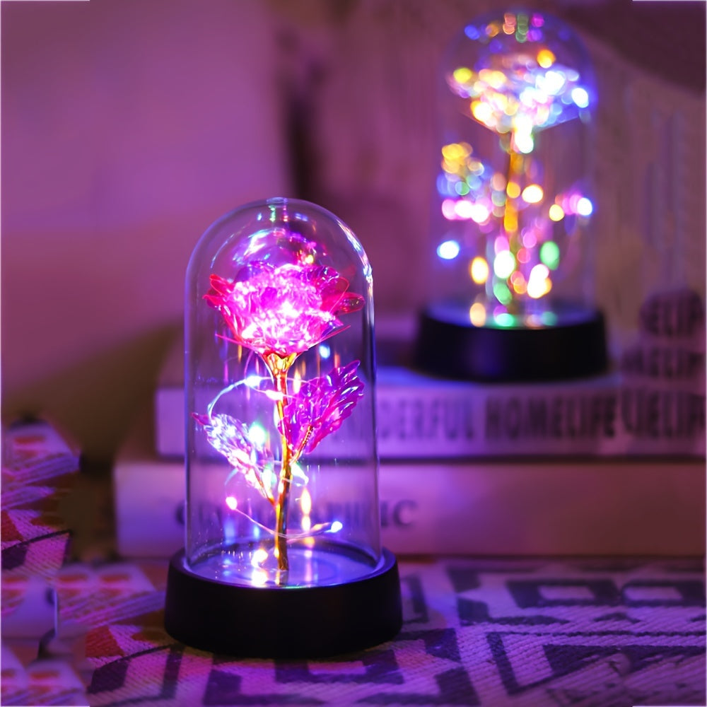 GoldenRose - Elegante Rozenbloem Lamp voor Cadeaus en Decoratie