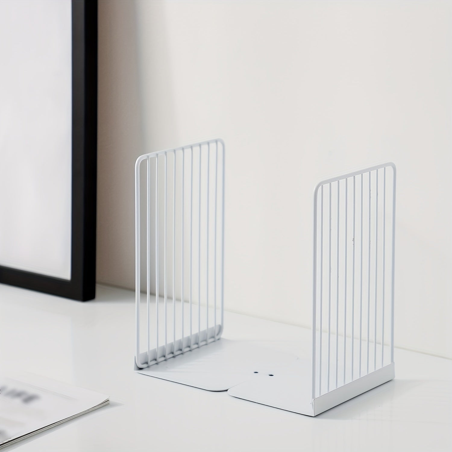 IronHold - Set da 2 Supporti Universali in Metallo per Libri