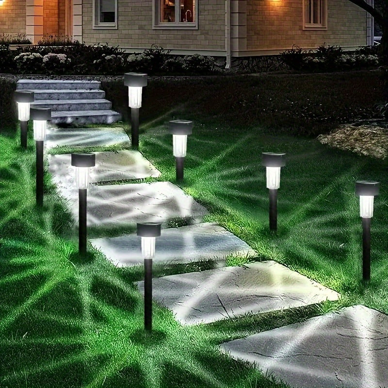 SolarPath - 10-Pack Solar Garden Lights for Path, Patio, and Lawn