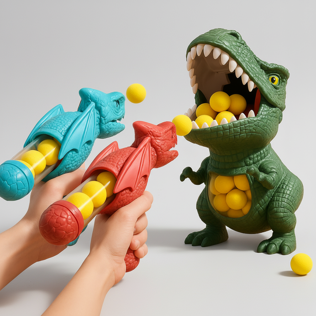 Brinquedo de Dinossauro Estimula o Movimento e a Coordenação